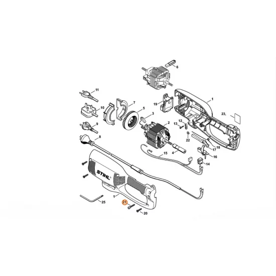 STIHL  Śruba IS P6x16 9074 478 4409